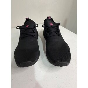 Adidas NMD R1 Womens Sneakers Core Black Pink Lifestyle Running Shoes Size 8
